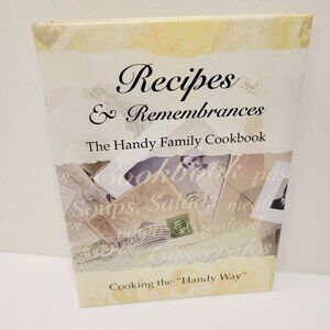 Vtg Recipes & Remembrances Handy Family Cookbook Cooking Handy Way